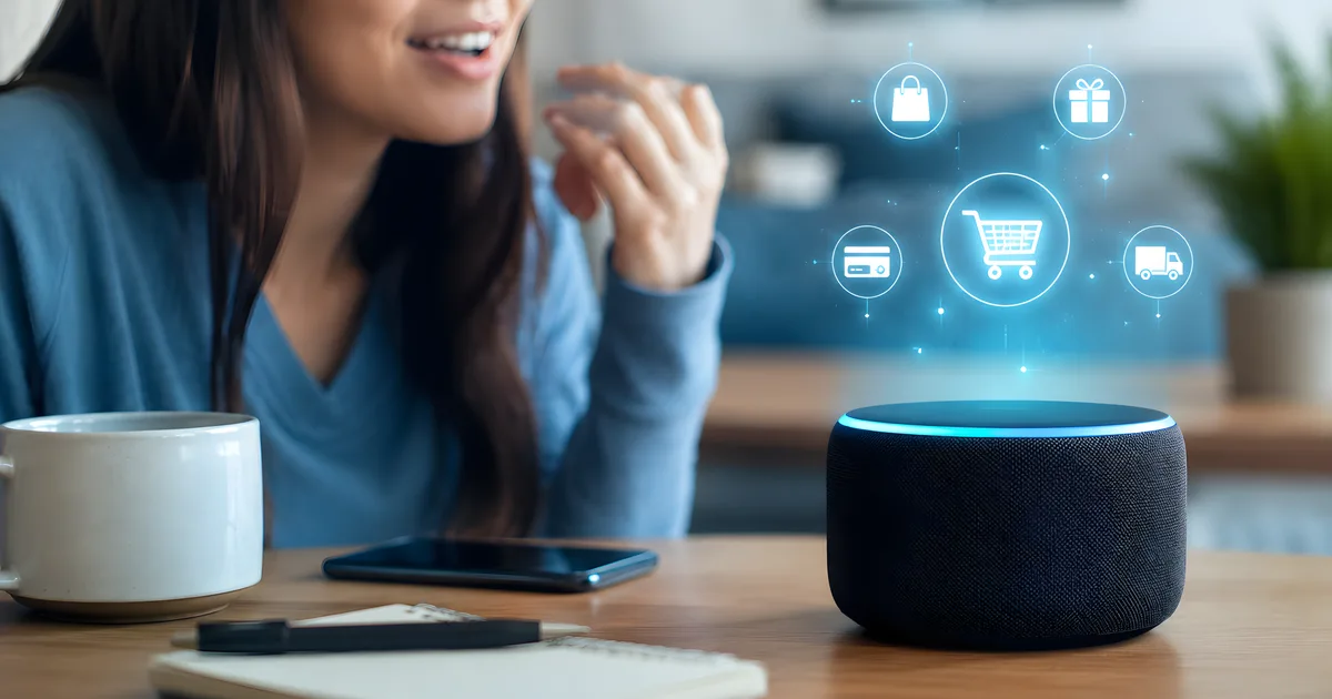 Voice Commerce: Wie Kunden per Sprache kaufen (und wie Sie sich vorbereiten)